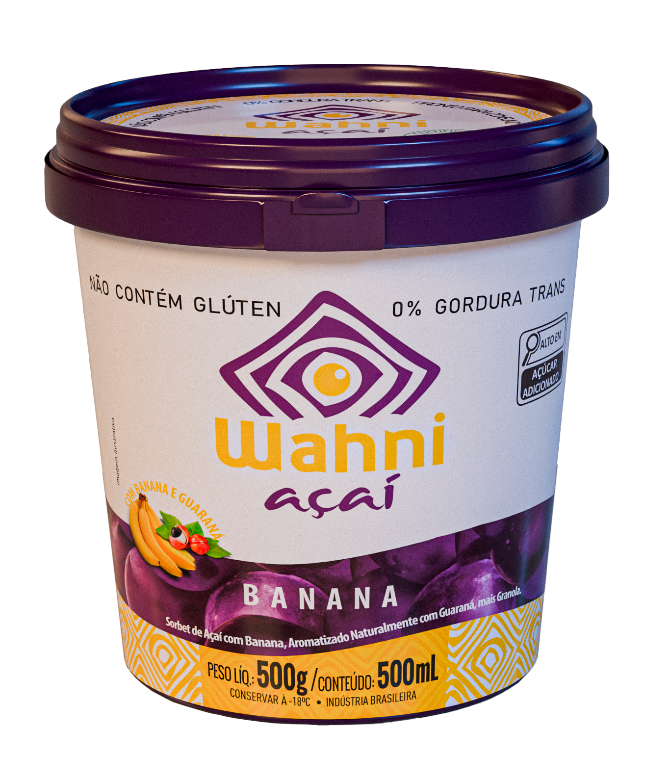 Pt de 500g Wahni Açaí Banana