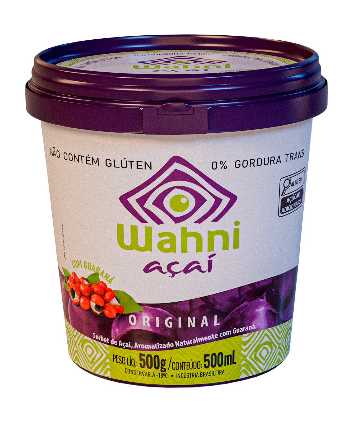Pt de 500g Wahni Açaí Original
