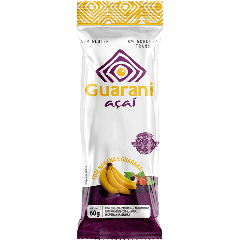 Picolé Wahni Açaí Banana Picolé Wahni Açaí Banana